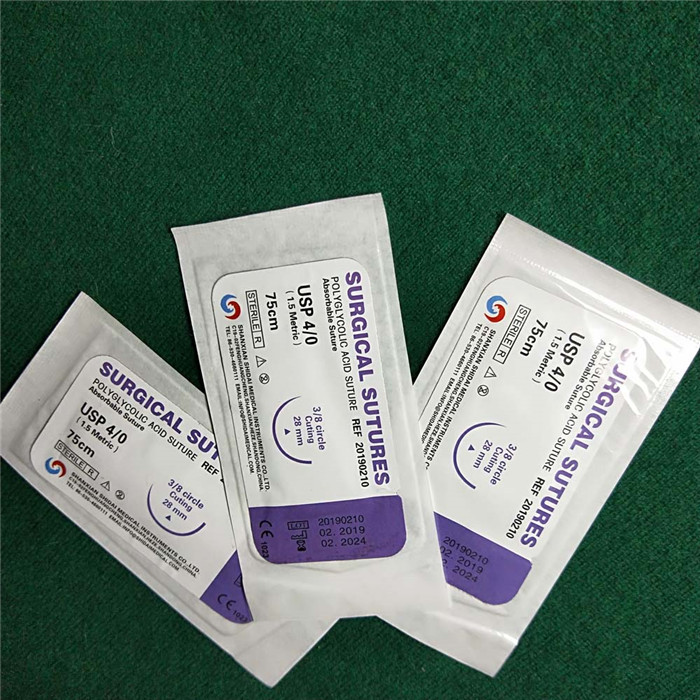 Polyglycolic Acid Sutures