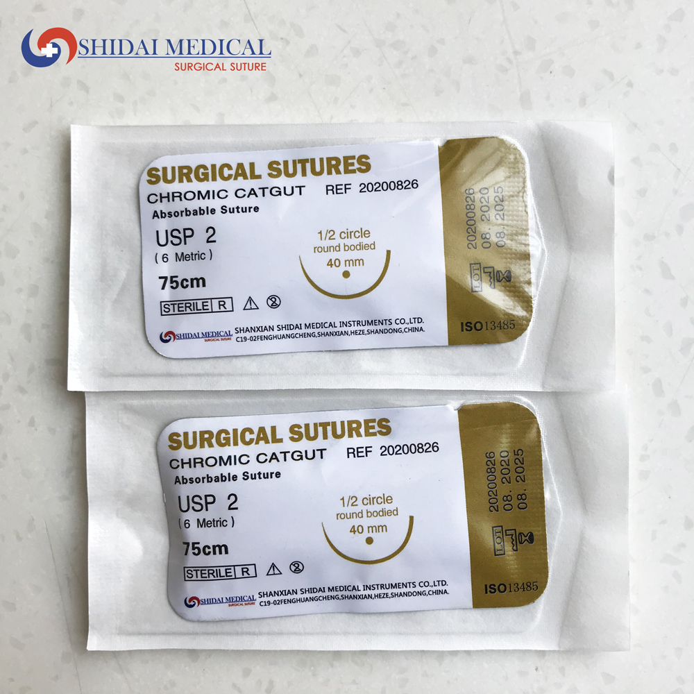 chromic catgut suture