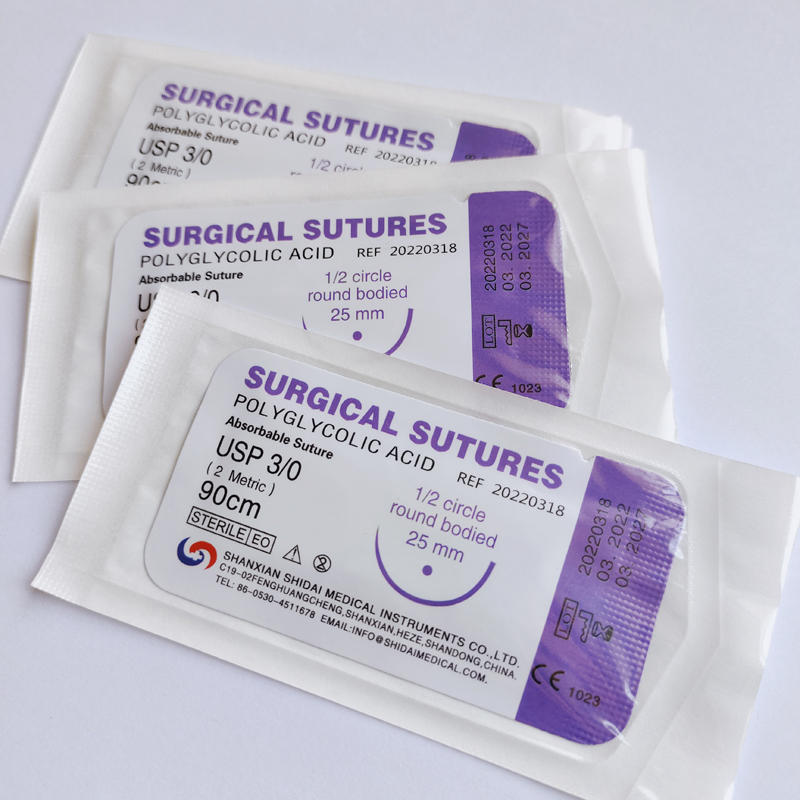 polyglycolic acid suture 3.0